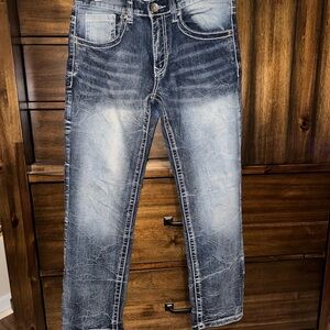Classic Faded Blue Men's Jeans
